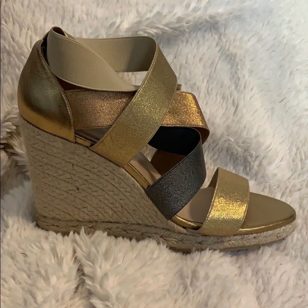 Stunning Metallic Wedge!